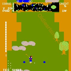 une photo d'Ã©cran de Tournament Pro Golf sur Arcade